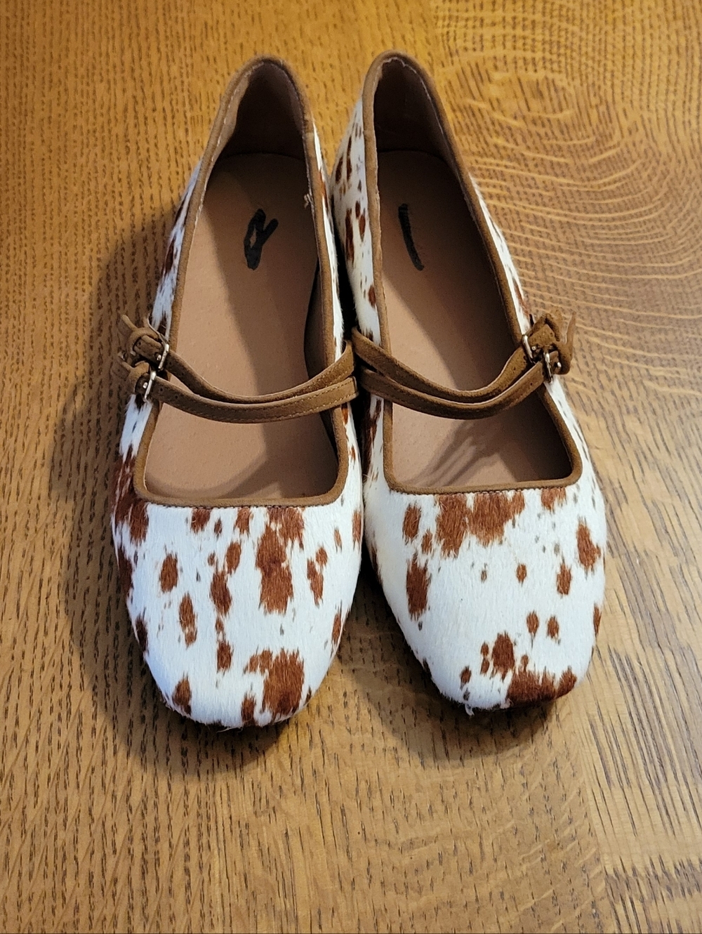Madewell Greta Haircalf Ballet Flats - Russet Brown spotted - Picture 10 of 10